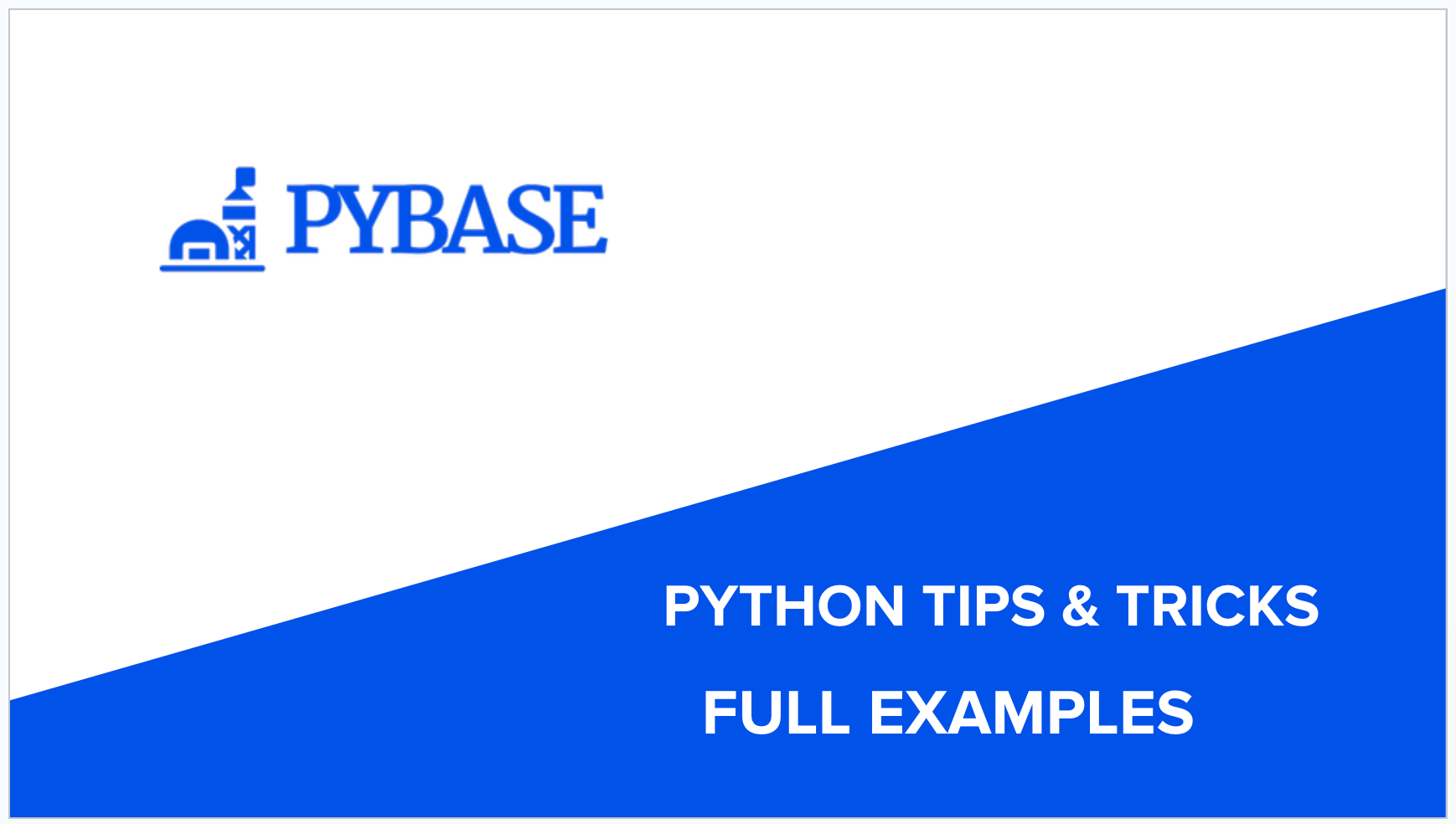 100 Python Interview Questions